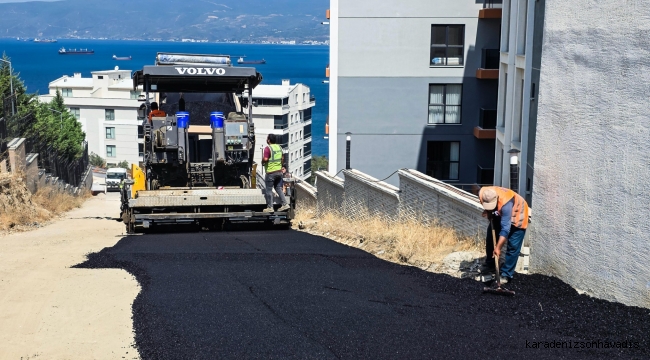 Hisar Mahallesi’nde Asfalt Çalışması