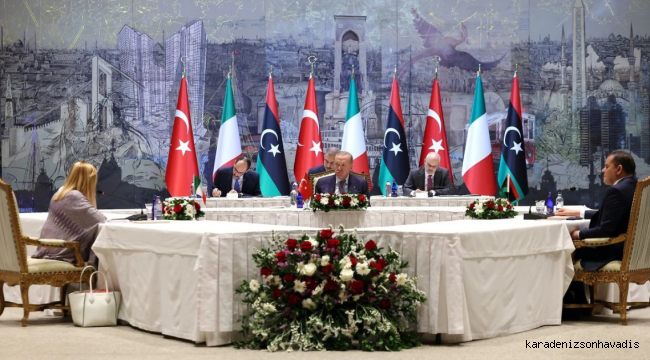 İstanbul'da Türkiye-İtalya-Libya zirvesi