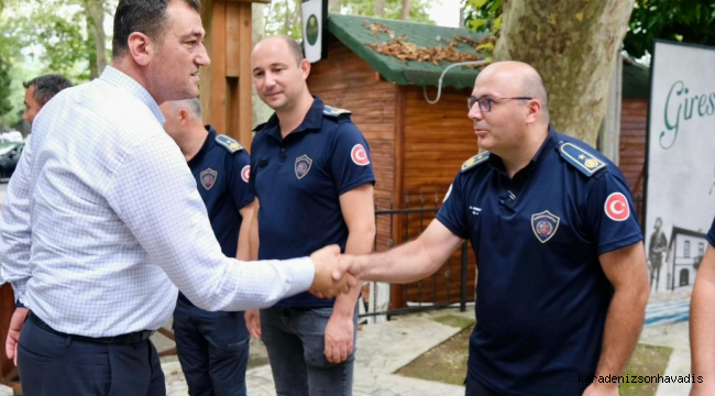 Karabük'ten dönen itfaiyecilere teşekkür yemeği