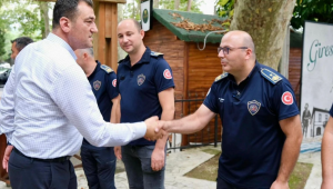 Karabük'ten dönen itfaiyecilere teşekkür yemeği