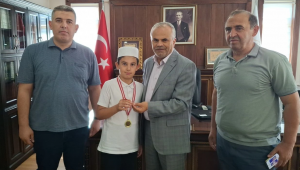 Kur’an-ı güzel okuma yarışması birincisinden Gazze’ye anlamlı bağış