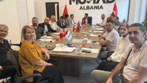 MÜSİAD Arnavutluk heyeti ile Türk işadamları Tiran’da bir araya geldi