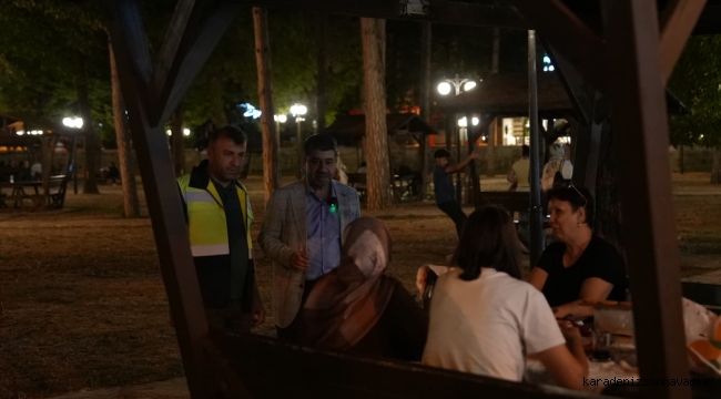 PARKLARDA GECE DENETİMİ SÜRÜYOR