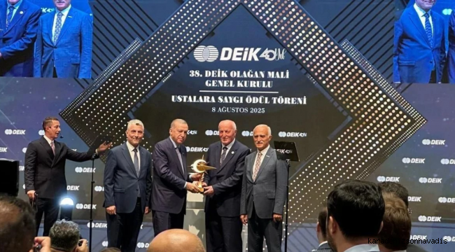 Rizeli İş İnsanı Halim Mete’ye Cumhurbaşkanı Erdoğan’dan “Yılın Ustaları” ödülü