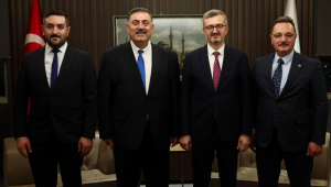TİMBİR heyetinden İletişim Başkanı Burhanettin Duran’a ziyaret