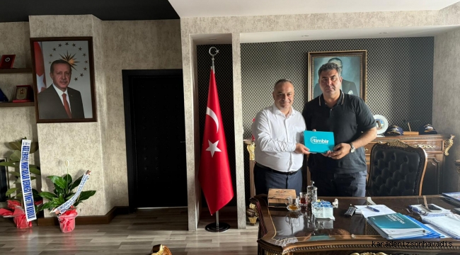 TİMBİR ve BHA'dan Karadeniz Ereğli Kaymakamı Fatih Yılmaz'a ziyaret