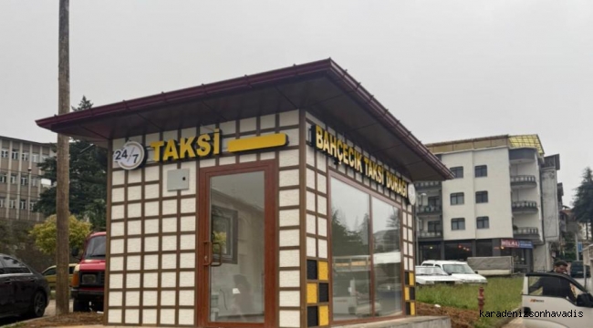 TRABZON BÜYÜKŞEHİR, TAKSİ VE DOLMUŞ DURAKLARINI YENİLİYOR