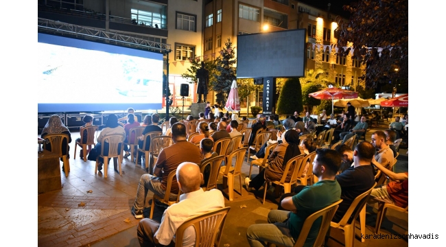 Trabzon'da Yazlık Sinema Günleri yoğun ilgi görüyor