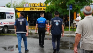 ZABITA VE İL SAĞLIK’TAN TERMİNALDE DENETİM