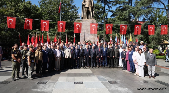 Atatürk’ün Trabzon’a gelişinin 101. yıl dönümü coşkuyla kutlandı