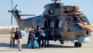 AYDER TURİZM MERKEZİNDEN TURİSTLER HELİKOPTERLE RİZE-ARTVİN HAVALİMANINA TAŞINDI