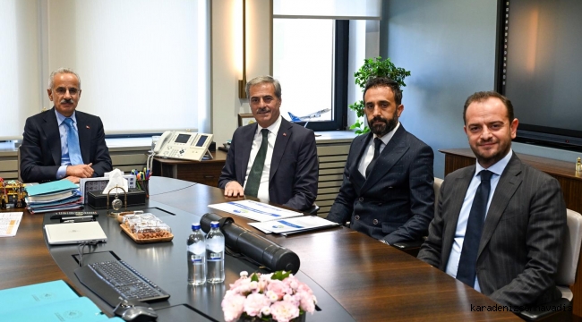 Başkan Alemdar, Ulaştırma ve Altyapı Bakanı Uraloğlu’yla görüştü