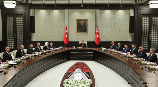 Cumhurbaşkanlığı Kabinesi Beştepe’de toplandı