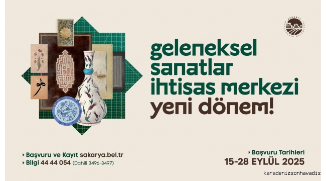 Geleneksel Sanatlar İhtisas Merkezi’nde kayıtlar başladı