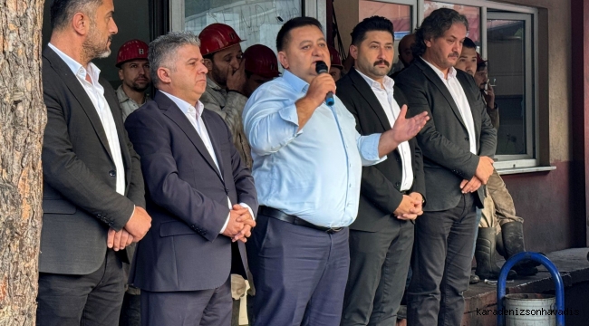 Genel Başkan Yeşil, Gelik'te madenciyle buluştu