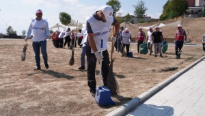 Hak-İş ve Hizmet-İş Düzce'nin temizliği için sahada