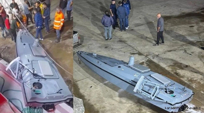 Hamsi yerine ağlara insansız deniz aracı takıldı!