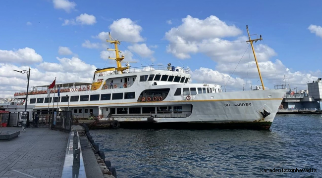 İstanbul'da bazı vapur seferleri geçici olarak durduruldu