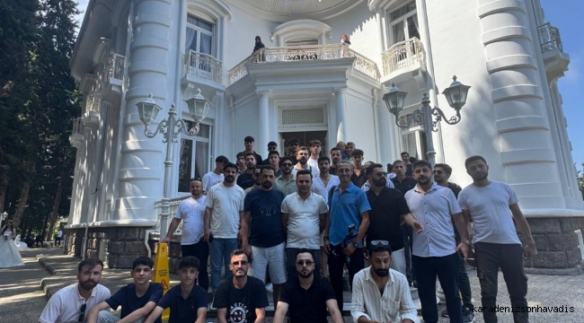 Kardeş şehir Şemdinli'den gelen ekip Trabzon'a hayran kaldı