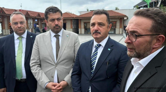 TİMBİR Heyeti Rize Çay Çarşısı'nda