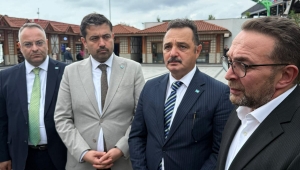 TİMBİR Heyeti Rize Çay Çarşısı'nda