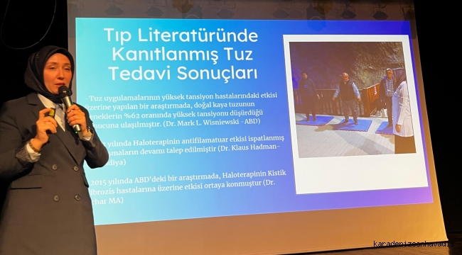 Tuz terapisi Zonguldak’ta anlatıldı