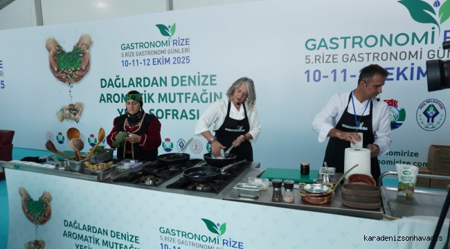 5. Rize Gastronomi Günleri 2. Gününde Devam Ediyor