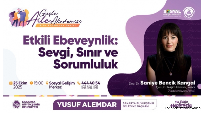 Aile kurumuna güç katmak isteyenler için önemli davet: Sevgi, sınır ve sorumluluğu konuşacaklar