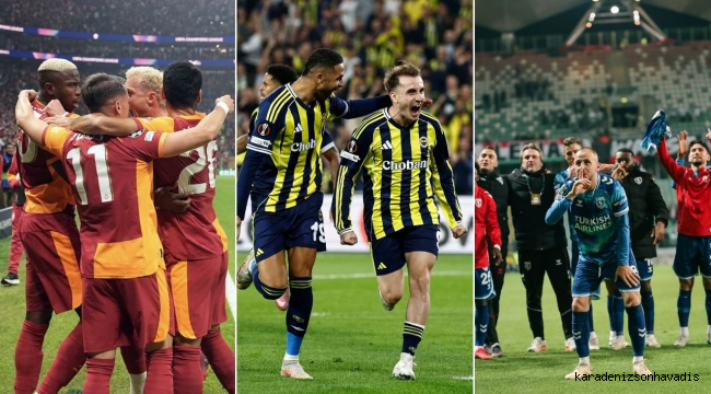 Avrupa’da tarihi zafer haftası: Temsilcilerimiz 3’te 3 yaptı