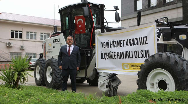 Çevre Şehircilik Bakanlığından Arifiye Belediyesine Hibe Greyder Desteği