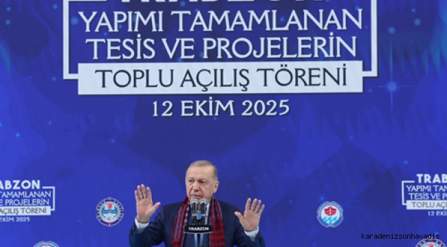 Cumhurbaşkanı Erdoğan '' Biz bölgemizde barış ve istikrar istiyoruz ''