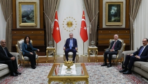 Cumhurbaşkanı Erdoğan, DEM Parti heyetini kabul etti