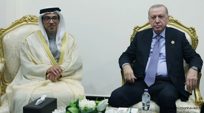 Cumhurbaşkanı Erdoğan, Gazze zirvesine katılmak üzere Mısır’da