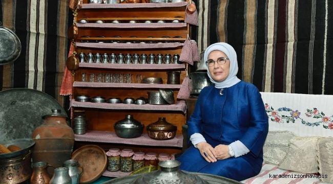 Emine Erdoğan, Rize Gastronomi Günleri'ni Ziyaret Etti