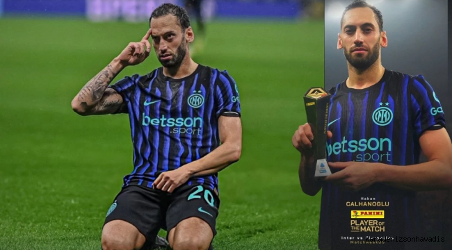 Hakan Çalhanoğlu gecenin yıldızı oldu: “Her zaman yaptığım gibi”