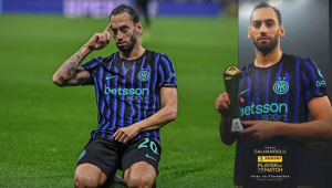 Hakan Çalhanoğlu gecenin yıldızı oldu: “Her zaman yaptığım gibi”