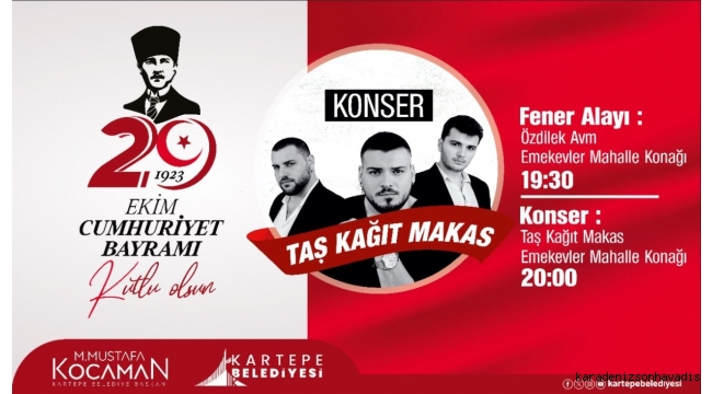 Kartepe’de Cumhuriyet Bayramı Coşkusu