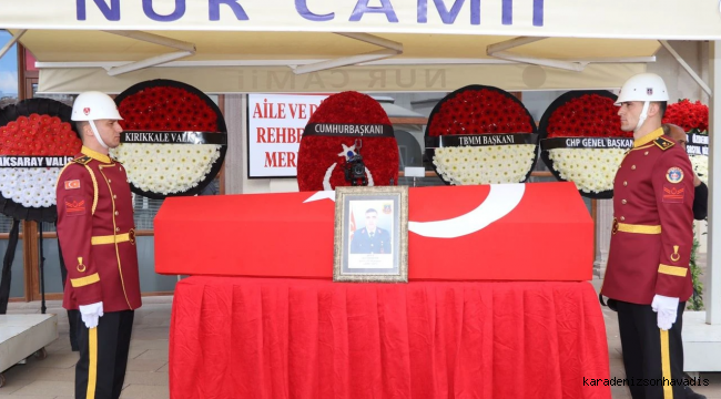 Şehit Uzman Çavuş Arif Özdemir’e son veda