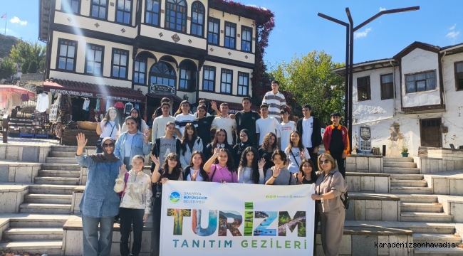 Şehrin gençleri Sakarya’nın zenginliklerini keşfediyor