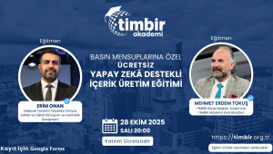 TİMBİR Akademi'den Ücretsiz Yapay Zekâ İçerik Üretim Eğitimi