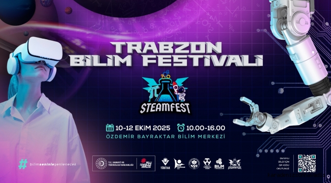 TRABZON BİLİM FESTİVALİ’NE HAZIR