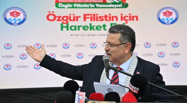 TRABZON BÜYÜKŞEHİR BELEDİYESİ’NDEN GAZZE İÇİN YARDIM SEFERBERLİĞİ