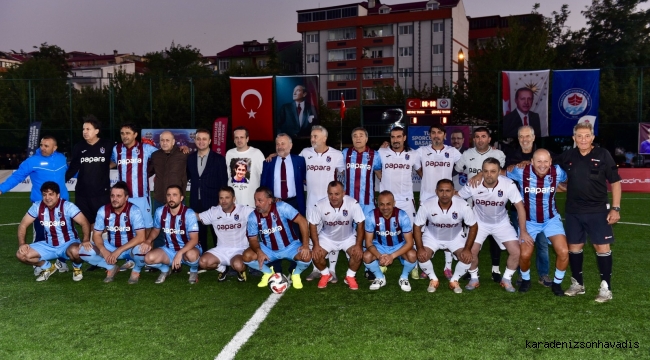 TRABZON’DA EFSANELER EMİR YUŞA ATICI İÇİN SAHAYA ÇIKTI