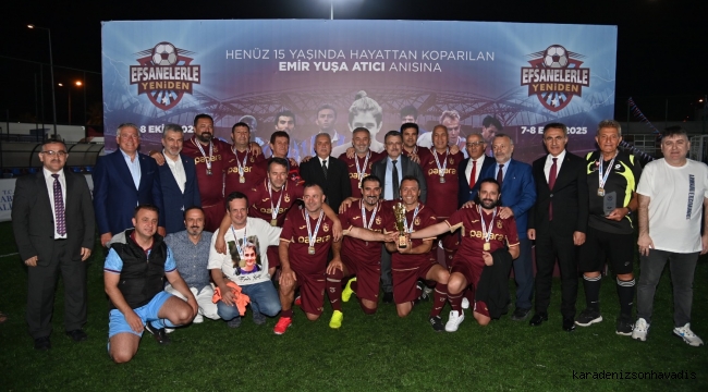 TRABZON'DA FUTBOLUN KALBİ EMİR YUŞA İÇİN ATTI