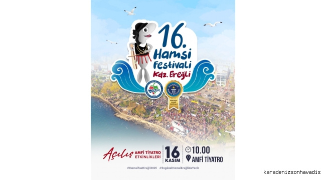 16. Hamsi Festivali’nde 10 Ton Hamsi Dağıtılacak