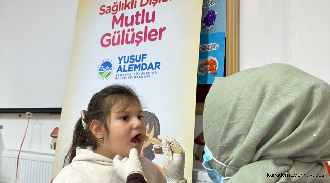 550 minik öğrenci ağız ve diş sağlığı taramasından geçti
