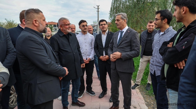 Başkan Alemdar, Arifiye’de çalışmaları yerinde inceledi