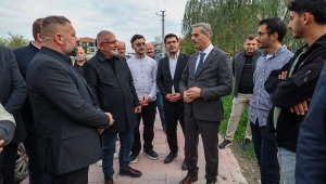 Başkan Alemdar, Arifiye’de çalışmaları yerinde inceledi
