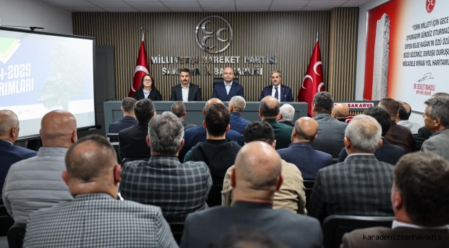 Başkan Yusuf Alemdar Sakarya MHP teşkilatıyla buluşt