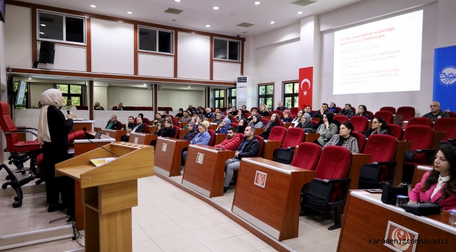 Büyükşehir çalışanlarına iş sağlığı ve güvenliği eğitimi